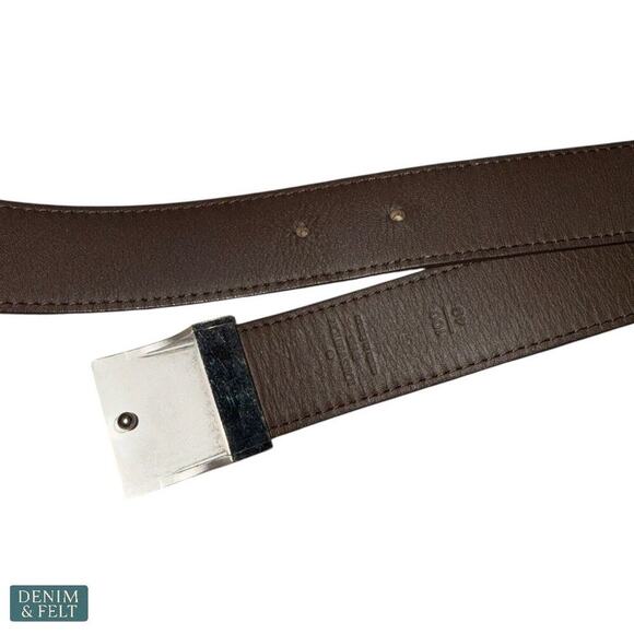 Louis Vuitton Unisex Damier Ebene PARIS Graphite Buckle Belt 100/40 AUTHENTIC - Picture 11 of 16